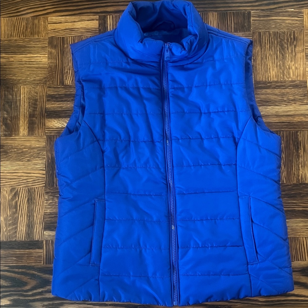 Aeropostale Bright Blue Puffer Vest